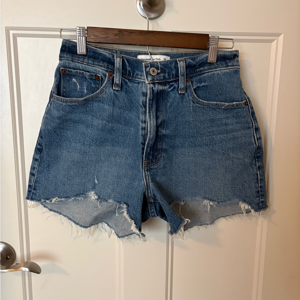 Abercrombie and Fitch Denim Blue Women's Shorts